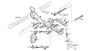 60170736 BARRA DI TORSIONE ANTERIORE DESTRA IVECO DAILY DA 2000 A 2019