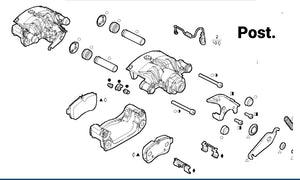 KIT PASTIGLIE FRENI + SENSORI USURA ANTERIORI E POSTERIORI IVECO DAILY DAL 2006 AL 2023