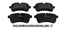 Carica l&#39;immagine nel visualizzatore di Gallery, AL130016 PASTIGLIE FRENI ASSE POSTERIORE + SENSORI USURA IVECO DAILY DAL 2006 AL 2023