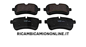 AL130016 PASTIGLIE FRENI ASSE POSTERIORE + SENSORI USURA IVECO DAILY DAL 2006 AL 2023