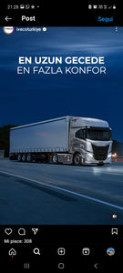 BARRA IN ACCIAIO INOX PARAURTI CON PORTA TARGA IVECO S WAY