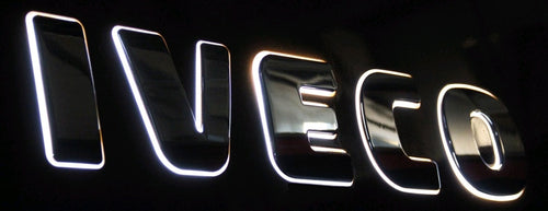 KIT TUNING IVECO S WAY T WAY X WAY SIGLA FRONTALE LOGO IVECO RETROILLUMINATO