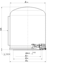 Carica l&#39;immagine nel visualizzatore di Gallery, 4324102227 FILTRO ESSICCATORE ARIA WABCO IVECO STRALIS TRAKKER EUROSTAR EUROTECH EUROTRAKKER EUROCARGO TURBOSTAR 330 ASTRA HD7 HD8 HD9