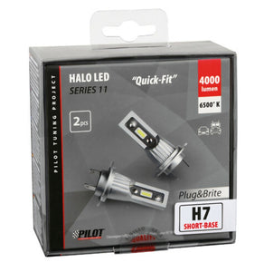 KIT 2 LAMPADE LED H7 24V PLUG & PLAY IVECO STRALIS TRAKKER HI-WAY ASTRA HD8 HD9 6500K DI LUCE BIANCA