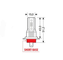 Carica l&#39;immagine nel visualizzatore di Gallery, KIT 2 LAMPADE LED H7 24V PLUG &amp; PLAY IVECO STRALIS TRAKKER HI-WAY ASTRA HD8 HD9 6500K DI LUCE BIANCA