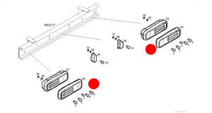 5802984152 AM PLASTICA GEMMA POSTERIORE FANALE LATO SINISTRO = DESTRO IVECO DAILY DAL 2022