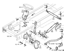 Carica l&#39;immagine nel visualizzatore di Gallery, 41032671 CILINDRO SERVOSTERZO III ASSE IVECO TRAKKER 410 EUROTECH 260 EUROTRAKEER KS00002388 ASTRA HD7 HD8