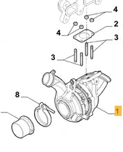 Carica l&#39;immagine nel visualizzatore di Gallery, 5802122184 TURBO NUOVO ORIGINALE FIAT Ducato 250 2.3 jtd 130KW - MOTORI f1ae0481t