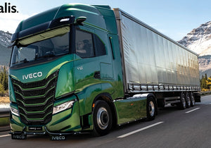 KIT 2 PARASPRUZZI ANTERIORI PER PARAURTI CON LOGO IVECO STRALIS TRAKKER EUROCARGO TURBOSTAR EUROSTAR EUROTECH SWAY XWAY TWAY