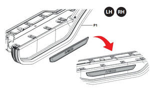 50735 KIT BATTICALCAGNO PORTA TUNING ACCIAIO INOX IVECO S-WAY T-WAY X-WAY