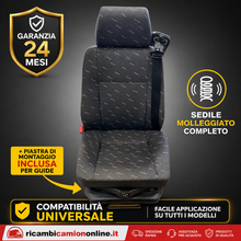 Carica l'immagine nel visualizzatore di Gallery, 488RN SEDILE CONDUCENTE PNEUMATICO RENAULT PREMIUM MIDLUM MIDLINER MAGNUM KERAX T-RANGE dal 1985 ad OGGI
