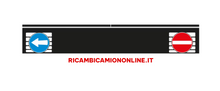 Carica l&#39;immagine nel visualizzatore di Gallery, PARASPRUZZO LUNGO TRAVERSA POSTERIORE CON SORPASSO A SINISTRA E DIVIETO DI TRANSITO SORPASSO