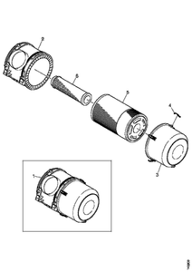1509665 SCATOLA FILTRO ARIA COMPLETA SCANIA