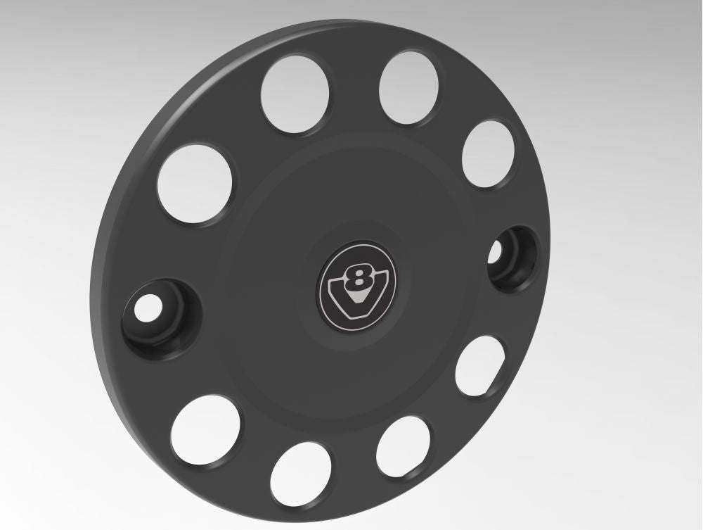 COPERTURA ANELLO TUNING PROTEZIONE RUOTA NERO 22,5