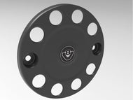 SET 2 COPERTURE ANELLO TUNING PROTEZIONE RUOTA NERO 22,5
