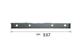 332454 BARRA TRAVERSA PARAINCASTRO PORTA FANALI POSTERIORI IVECO DAILY DAL 2000 VERNICIATO NERA 35C 50C 65C