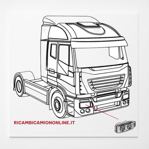 FANALE ANTERIORE DESTRO / SINISTRO IVECO STRALIS TRAKKER EUROCARGO TECTOR RESTYLING