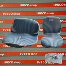 Carica l'immagine nel visualizzatore di Gallery, KIT FODERA SEDILE CONDUCENTE E PANCHINA IVECO NEW DAILY DAL 1990 AL 1996 30.8 30.10 35.8 35.10 40.8 45.10 49.10 59.10