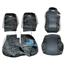 Carica l'immagine nel visualizzatore di Gallery, KIT FODERE COPRI SEDILE LATO GUIDA E PANCHINA PASSEGGERI IVECO EUROCARGO TECTOR MY 2008 al 2015 75E 80E 100E 120E 140E 150E 160E 180E