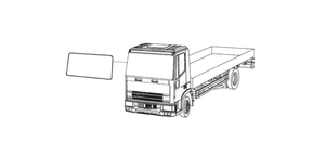 60120 GUARNIZIONE PARABREZZA IVECO EUROCARGO 60E 75E 80E 100E 120E 150E 180E