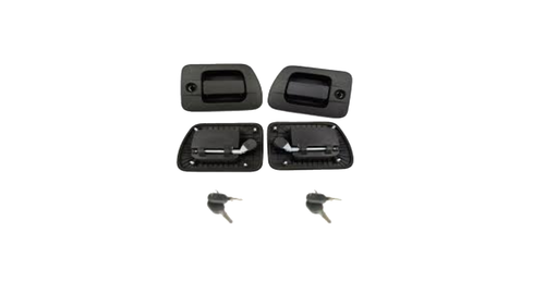 80802 KIT 2 MANIGLIE APRIPORTA PORTA CON CHIAVE IVECO EUROCARGO EUROSTAR EUROTECH EUROTRAKKER