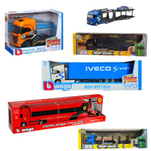 Carica l'immagine nel visualizzatore di Gallery, MODELLINO Scala 1/43 CAMION RIMORCHIO IVECO S-WAY Bburago