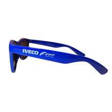 Carica l'immagine nel visualizzatore di Gallery, OCCHIALI DA SOLE GLAMOUR UV 400 COLORE BLU ORIGINALI IVECO