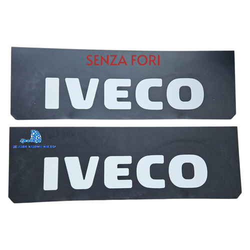 KIT 2 PARASPRUZZI ANTERIORI PER PARAURTI CON LOGO IVECO STRALIS TRAKKER EUROCARGO TURBOSTAR EUROSTAR EUROTECH SWAY XWAY TWAY