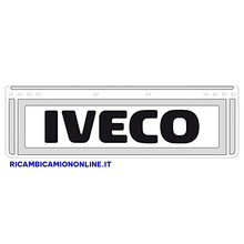 Carica l&#39;immagine nel visualizzatore di Gallery, KIT 2 PARASPRUZZI ANTERIORI NUOVO LOGO IVECO STRALIS TRAKKER EUROSTAR EUROTECH TURBOSTAR 190 S-WAY HI-WAY