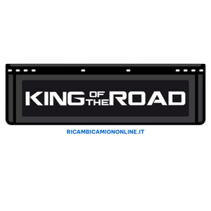 KIT 2 PARASPRUZZI ANTERIORI SCANIA LOGO KING OF THE ROAD NERO O BIANCO