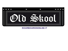 Carica l&#39;immagine nel visualizzatore di Gallery, KIT 2 PARASPRUZZI ANTERIORI SCANIA LOGO OLD SKOOL NERO O BIANCO