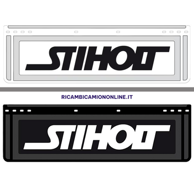 KIT 2 PARASPRUZZI ANTERIORI LOGO SCANIA STIHOLT NERO O BIANCO