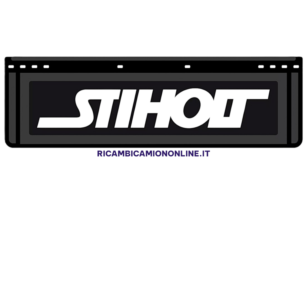 KIT 2 PARASPRUZZI ANTERIORI LOGO SCANIA STIHOLT NERO O BIANCO