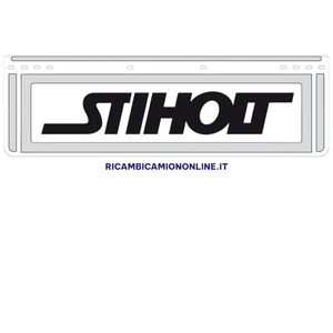 KIT 2 PARASPRUZZI ANTERIORI LOGO SCANIA STIHOLT NERO O BIANCO