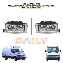 Carica l'immagine nel visualizzatore di Gallery, PROIETTORE ANTERIORE H7 IVECO DAILY S 2000 35C9 35C10 35C11 35C12 35C13 35C14 35C15 35S 50C