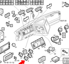 Carica l&#39;immagine nel visualizzatore di Gallery, 500313802 MANOMETRO PRESSIONE BAR OLIO IVECO EUROCARGO EUROTECH EUROTRAKKER EUROSTAR