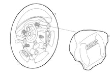 Carica l'immagine nel visualizzatore di Gallery, 149333 VOLANTE GUIDA STERZO IVECO DAILY DAL 2006 AL 2014 SENZA AIRBAG 29L 35S 35C 50C 65C