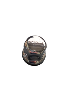 COPRIDADI BULLONE TUNING PROTEZIONE RUOTA ACCIAIO INOX 33" LOGO SCANIA IN RILIEVO SERIE TNG NEXTGEN SERIE R P G