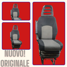 Carica l&#39;immagine nel visualizzatore di Gallery, SEDILE MECCANICO CONDUCENTE NUOVO ORIGINALE COMPLETO IVECO DAILY DAL 2000 AL 2014