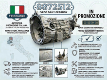 Carica l'immagine nel visualizzatore di Gallery, 8872512 CAMBIO NUOVO COMPLETO OEM IVECO DAILY 35C MY 2006 TIPO 2830.5 35S 35C 50C 65C