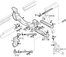 Carica l&#39;immagine nel visualizzatore di Gallery, 93807320 TESTINA TRAVERSA SOSPENSIONE ANTERIORE  IVECO DAILY DA 2000 A 2024