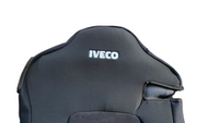KIT 2 FODERE CONDUCENTE E PASSEGERO IVECO S-WAY DAL 2019 TESSUTO NERO ED ALCANTARA