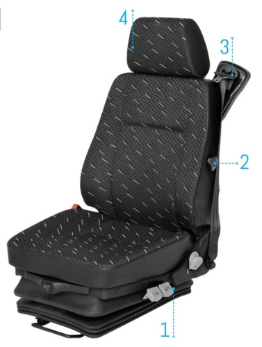 488ME SEDILE CONDUCENTE PNEUMATICO MERCEDES ACTROS AXOR ATEGO E OLD RANGE DA 1985
