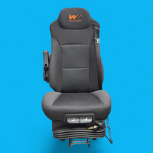 Carica l&#39;immagine nel visualizzatore di Gallery, 500MN SEDILE CONDUCENTE PNEUMATICO RISCALDATO VENTILATO LOMBARE CON BRACCIOLO MAN F2000 M2000 TGA TGL TGM TGX F90 DA 1990 IN PRODUZ.