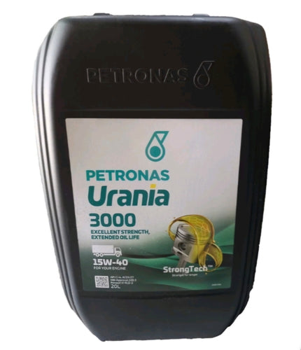 OLIO MOTORE PETRONAS URANIA 3000 15W40 20LT VEICOLI INDUSTRIALI AGRICOLI ACEA E-7 API CI-4 SPECIFICO IVECO STRALIS TRAKKER EUROCARGO TECTOR [ LD7 ]