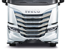 Carica l'immagine nel visualizzatore di Gallery, BARRA TUNING 13 LED PARAURTI ANTERIORE ACCIAIO INOX IVECO S-WAY T-WAY X-WAY