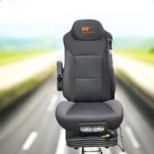 Carica l&#39;immagine nel visualizzatore di Gallery, 500 SEDILE CONDUCENTE PNEUMATICO RISCALDATO VENTILATO LOMBARE CON BRACCIOLO IVECO STRALIS TRAKKER EUROCARGO EUROTRAKKER 190 TURBOSTAR ASTRA HD