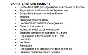 500VV SEDILE CONDUCENTE PNEUMATICO RISCALDATO VENTILATO LOMBARE CON BRACCIOLO VOLVO TRUCKS FE FL FM FMX FH FH10 FH12 VERSION I II III IV