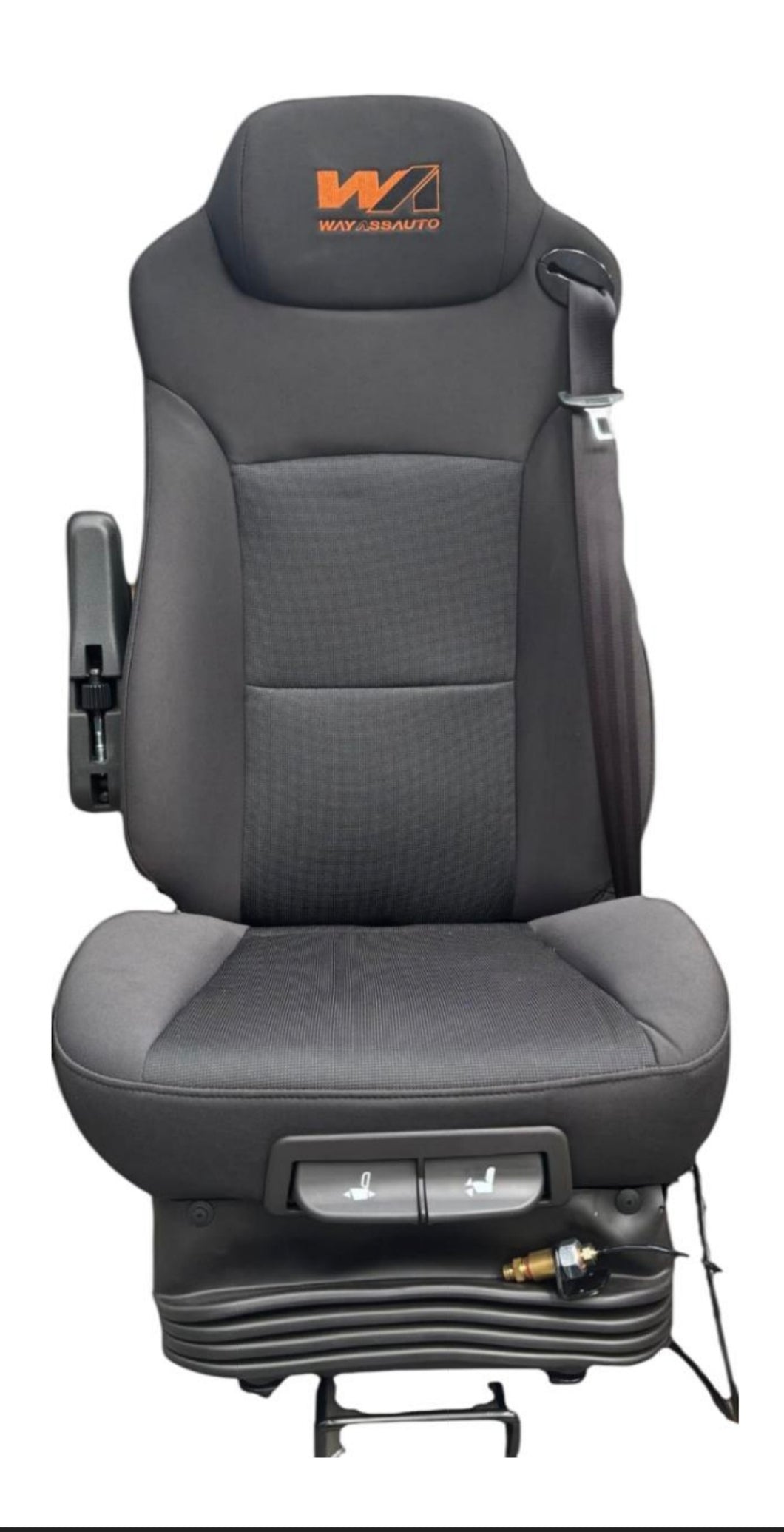 500VV SEDILE CONDUCENTE PNEUMATICO RISCALDATO VENTILATO LOMBARE CON BRACCIOLO VOLVO TRUCKS FE FL FM FMX FH FH10 FH12 VERSION I II III IV