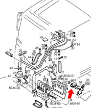 Carica l'immagine nel visualizzatore di Gallery, 93161899 VASCHETTA SERBATOIO OLIO FRIZIONE IVECO EUROCARGO EUROSTAR EUROTECH EUROTRAKKER ASTRA HD CURSOR